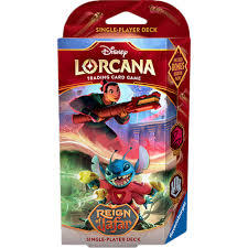 Ravensburger - Disney Lorcana - Reign of Jafar - Starter Deck (Ruby & Steel)