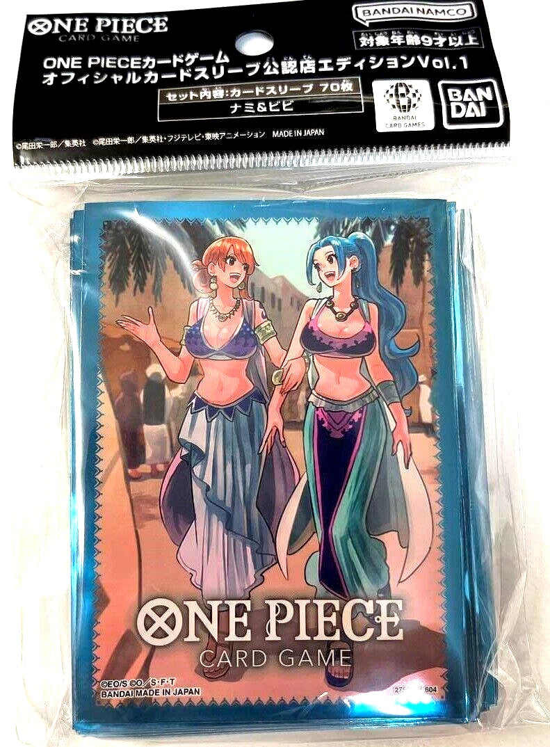 One Piece - TCG+ Store 1st Edition - Official Sleeves Accessory - Nami and Vivi