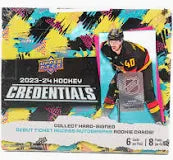 Upper Deck - Credentials - NHL Hockey - 2023-24 - Hobby Box