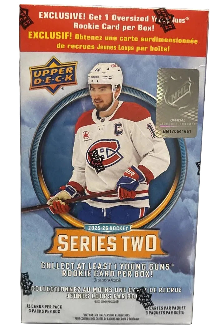 Upper Deck - Series Two - NHL Hockey - 2025-26 - Oversize Blaster Box