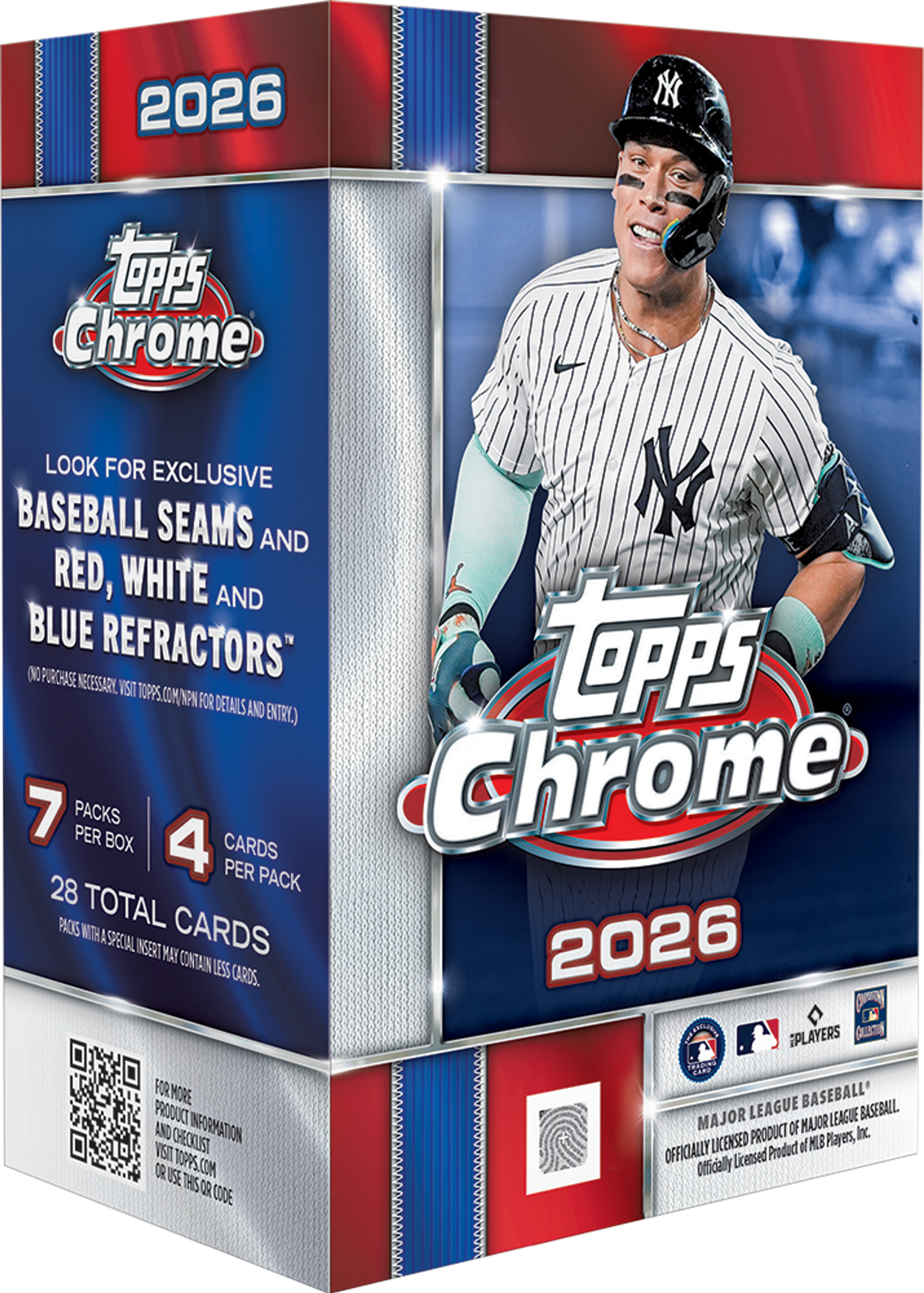 Topps - Chrome - MLB Baseball - 2026 - Blaster Box