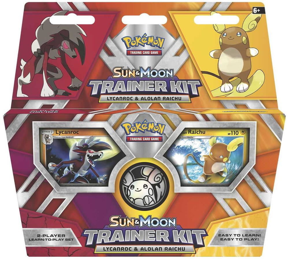 Pokemon - Sun and Moon - Trainer Kit - Lycanroc and Alolan Raichu