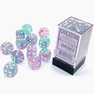 Chessex - 12mm d6 Dice Block - Wisteria/white