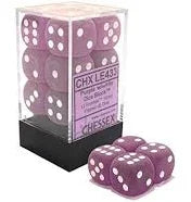 Chessex - 16mm d6 Dice Block - Wisteria/white