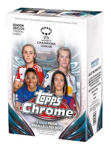 Topps - Chrome - UEFA Women's Champions League - Soccer - 2023-24 - Blaster Box
