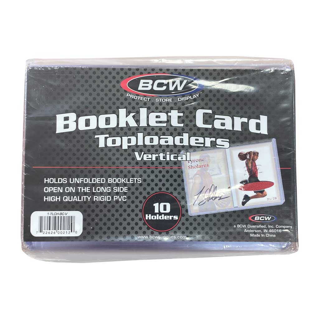 BCW Booklet Card Toploaders - Vertical BCW Booklet Card Toploaders - Vertical