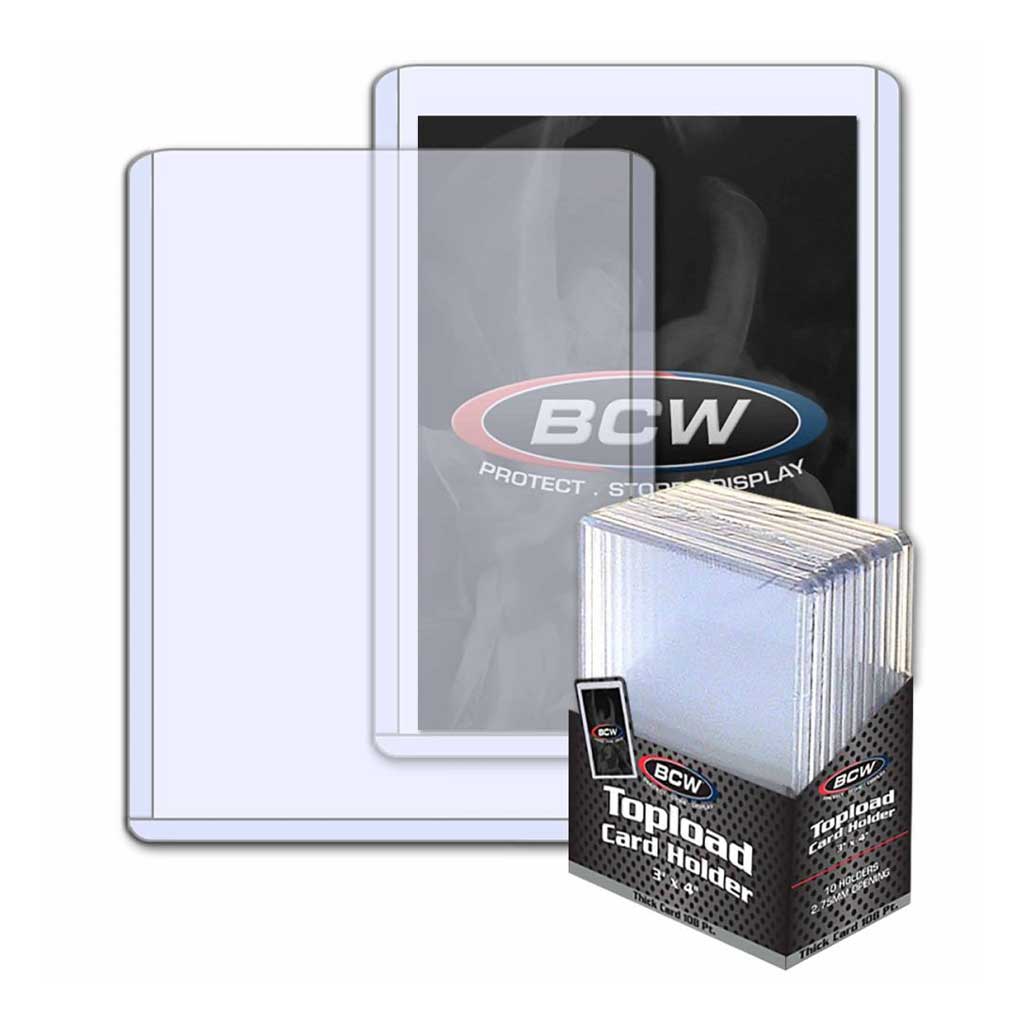 Picture of BCW - Topload Card Holders - 3 x 4 - Thick Card 108 Pt.