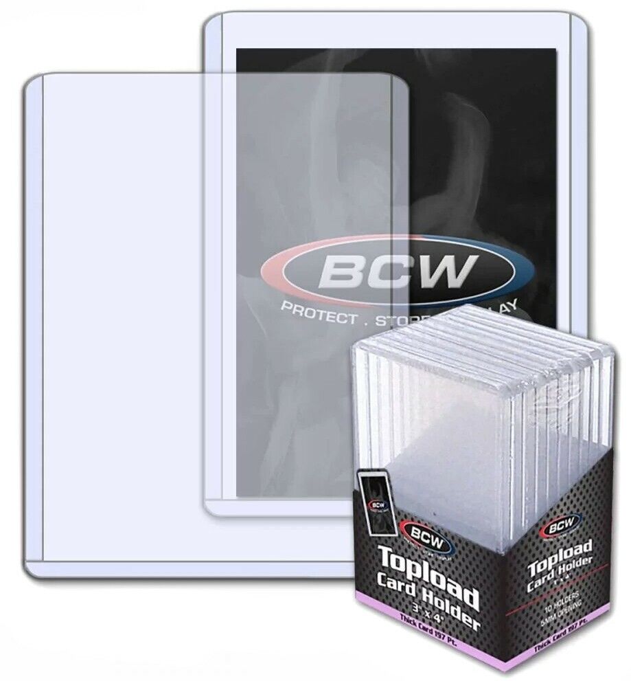BCW - 3 x 4 - Thick Card - 197pt - 10ct - Toploader
