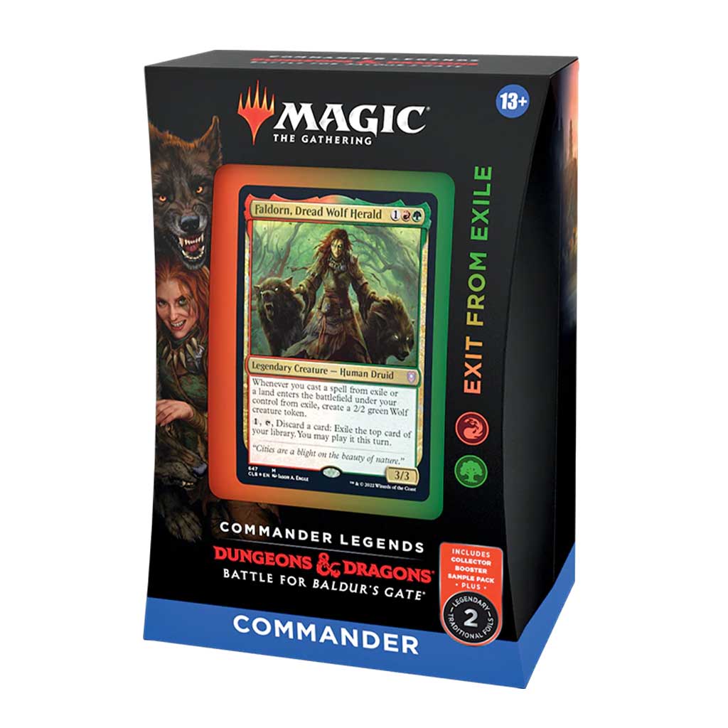 Picture of Magic The Gathering - D&D - Battle for Baldur's Gate - Commander Deck (Exit from Exile)