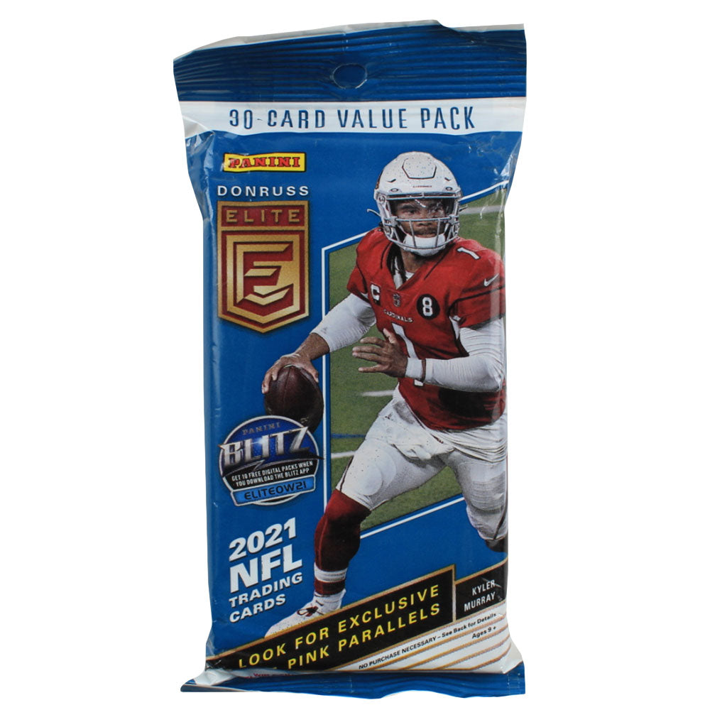 NFL Panini 2021 Contenders Football Trading Card HANGER Box (30 Cards) 