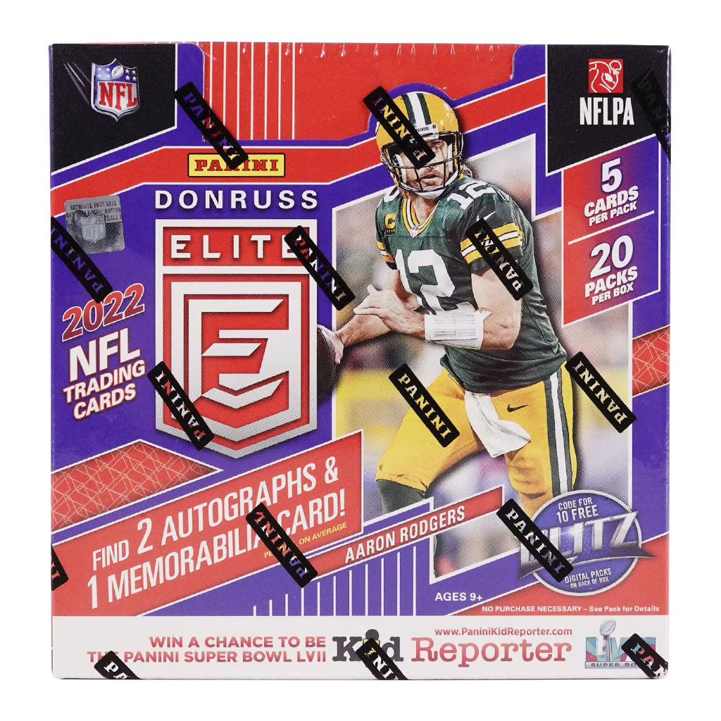 Panini Donruss Elite Football Hobby Box 2022 CARDPOPUSA