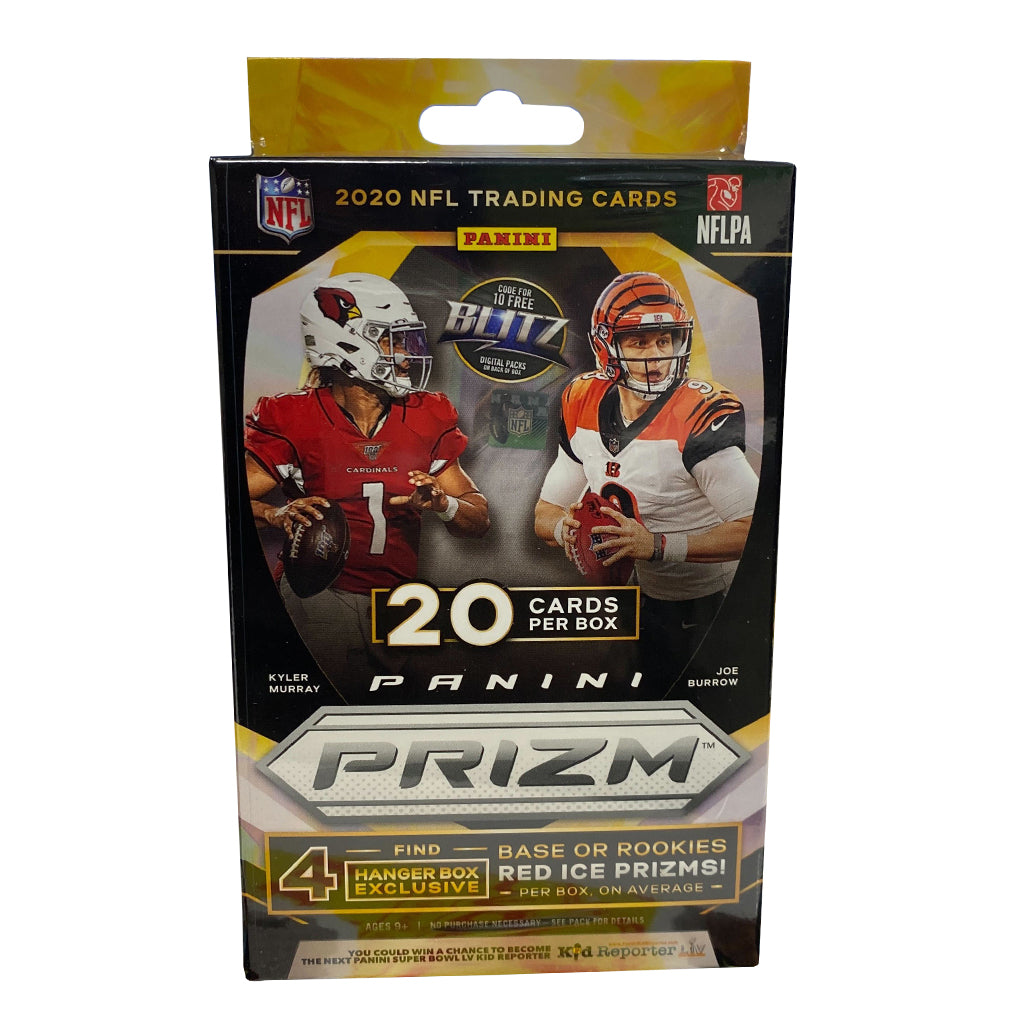 2021 Panini Prizm Football Trading Cards Hanger Box (20 Cards)