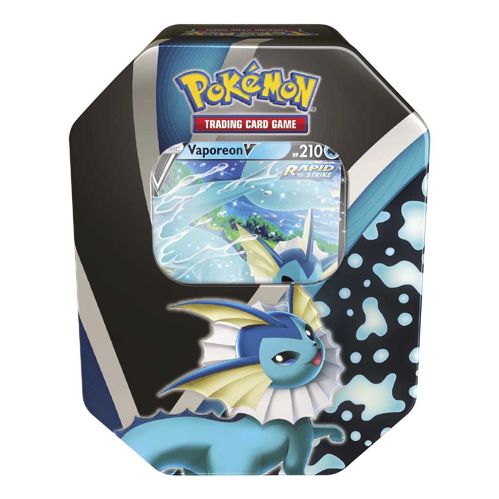 Picture of Pokémon - Eevee Evolutions Tin - (Vaporeon V) - 2021