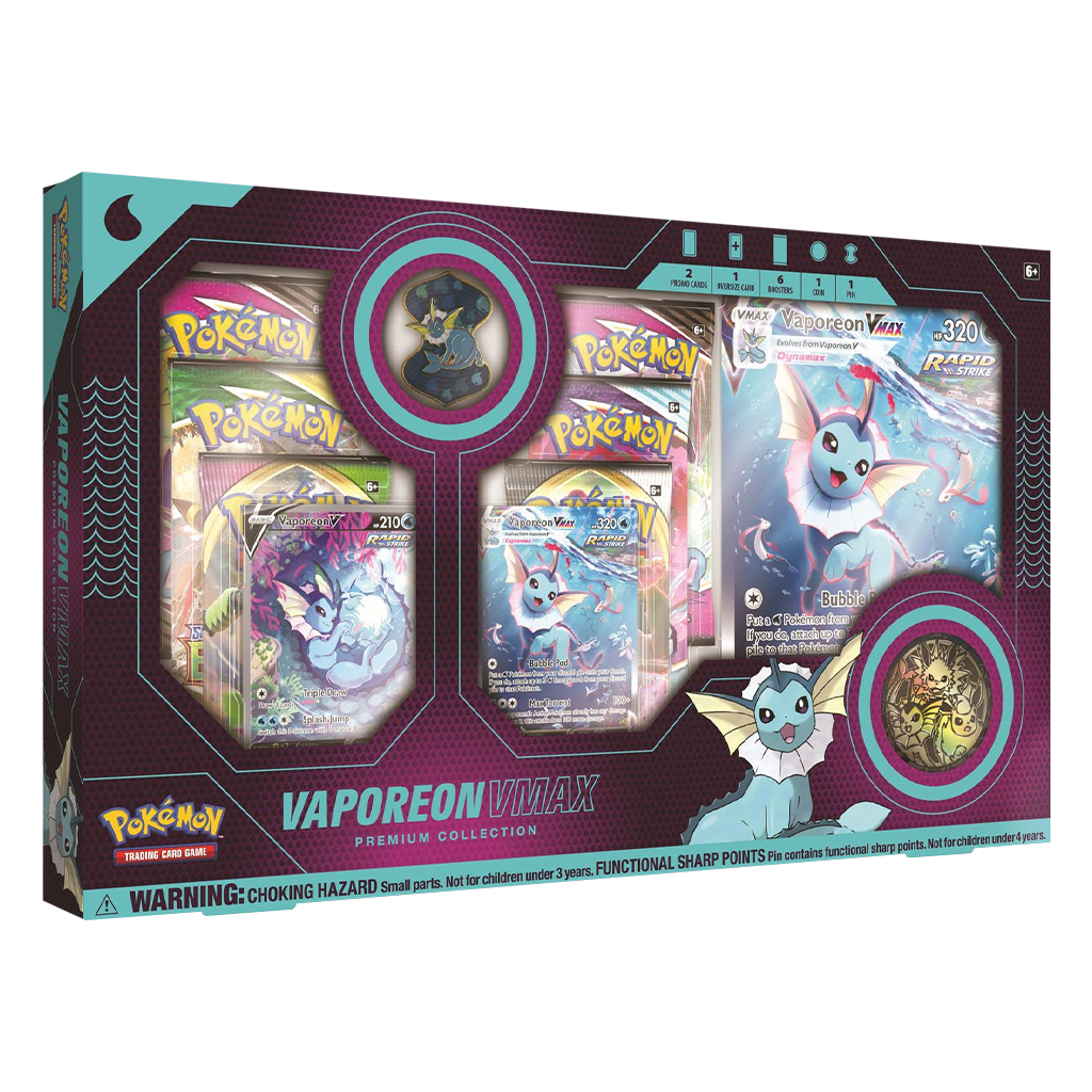Pokémon - Premium Collection - Vaporeon VMAX - 2022