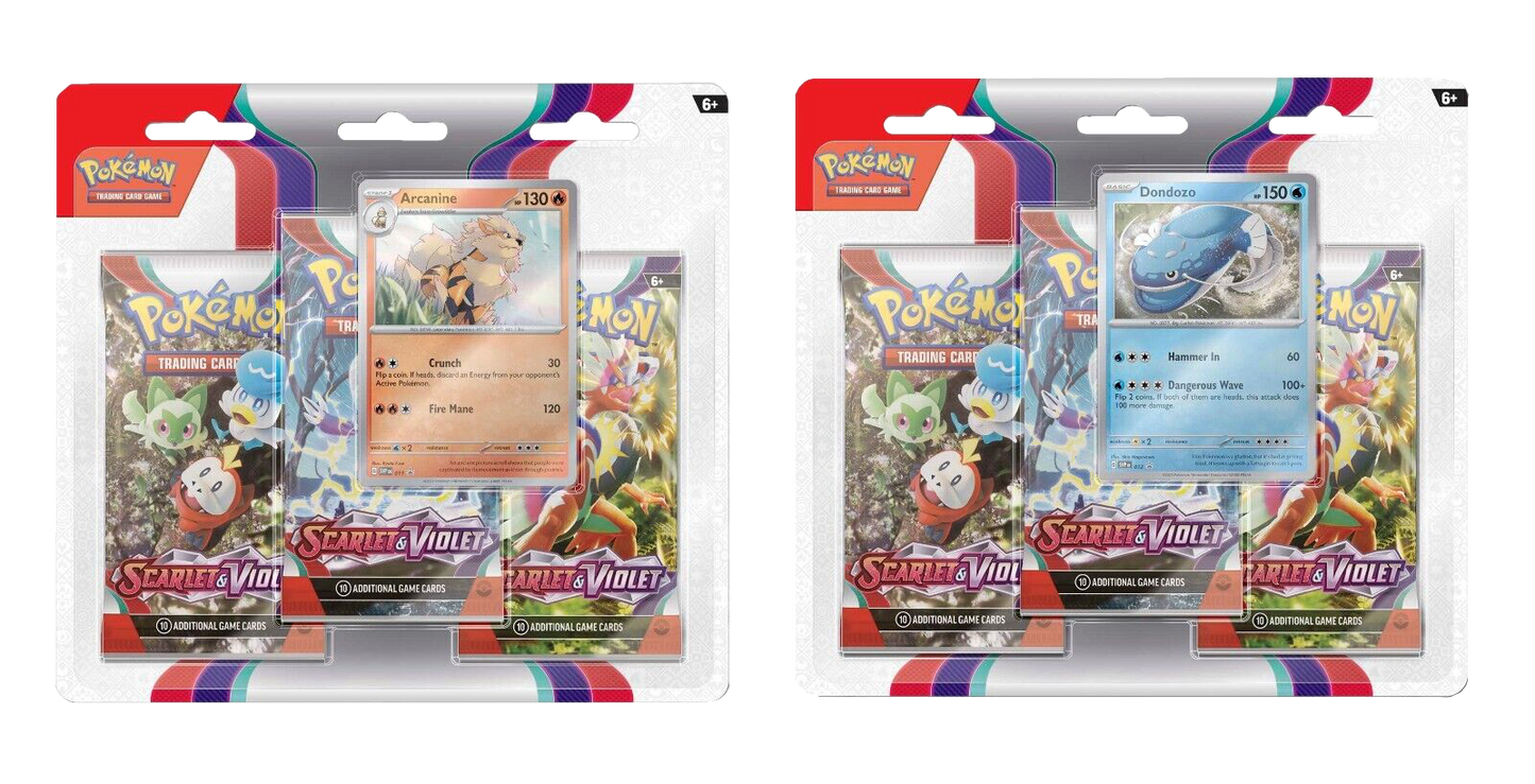 Pokémon - Scarlet & Violet - 3 Pack Blister