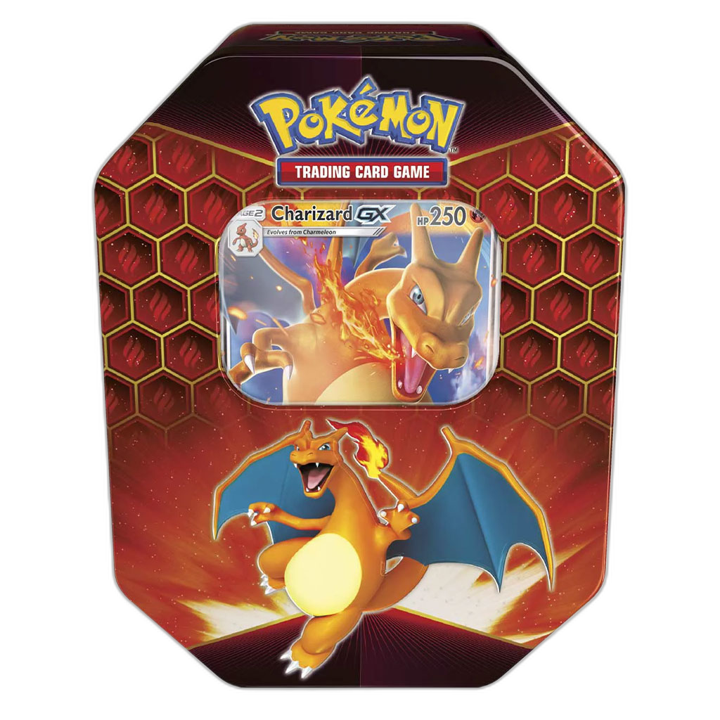 Pokemon - Sun and Moon - Hidden Fates - Charizard GX - 2019 - Tin