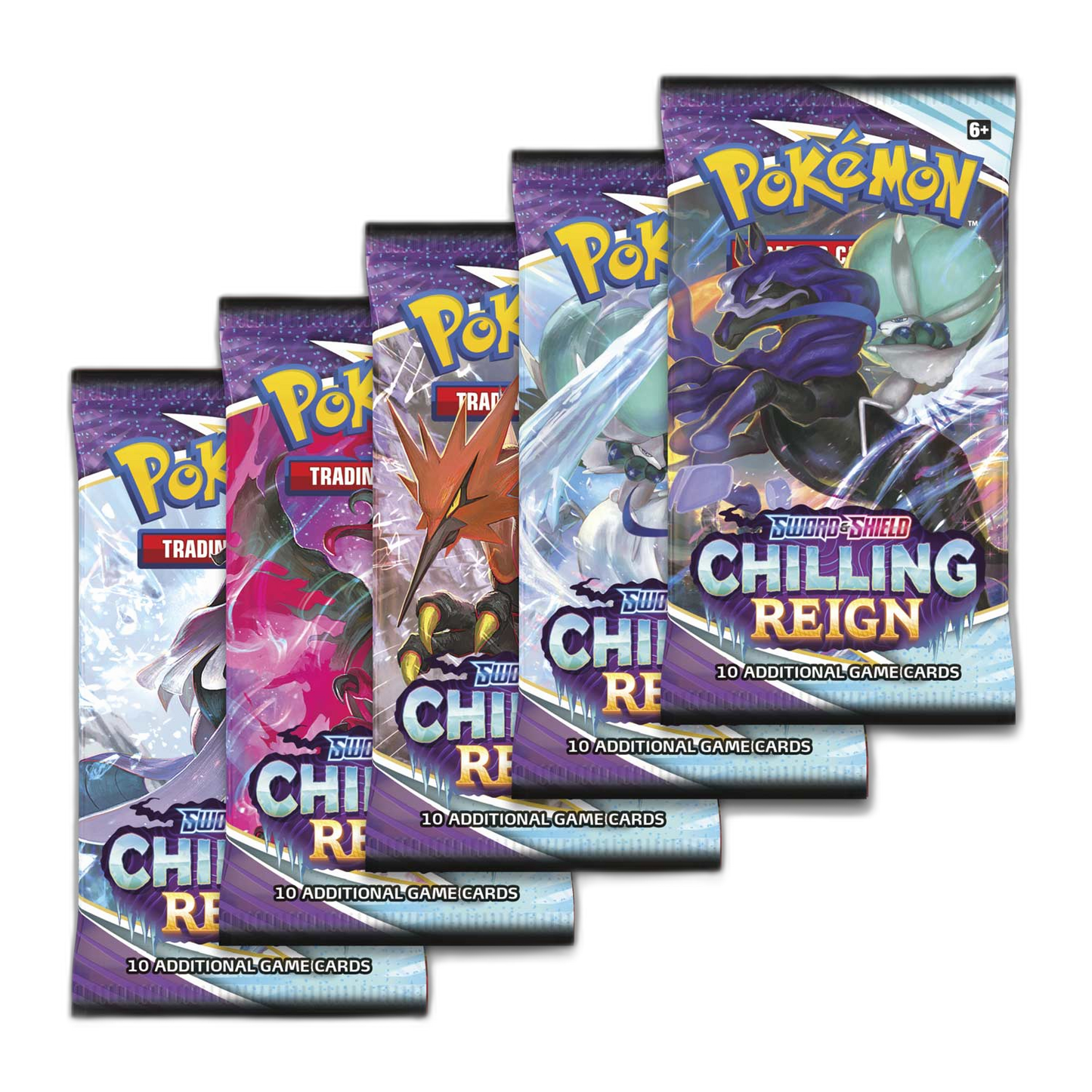 Pokémon - Sword & Shield - Chilling Reign - Single Booster Pack - Styles May Vary