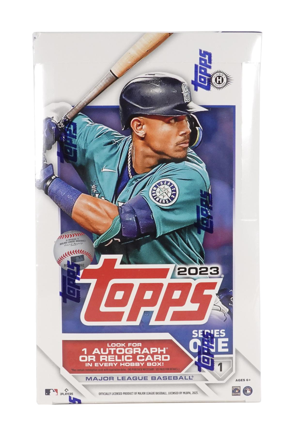 Topps 2023 Baseball Series 1 Value Box, 7 pk.