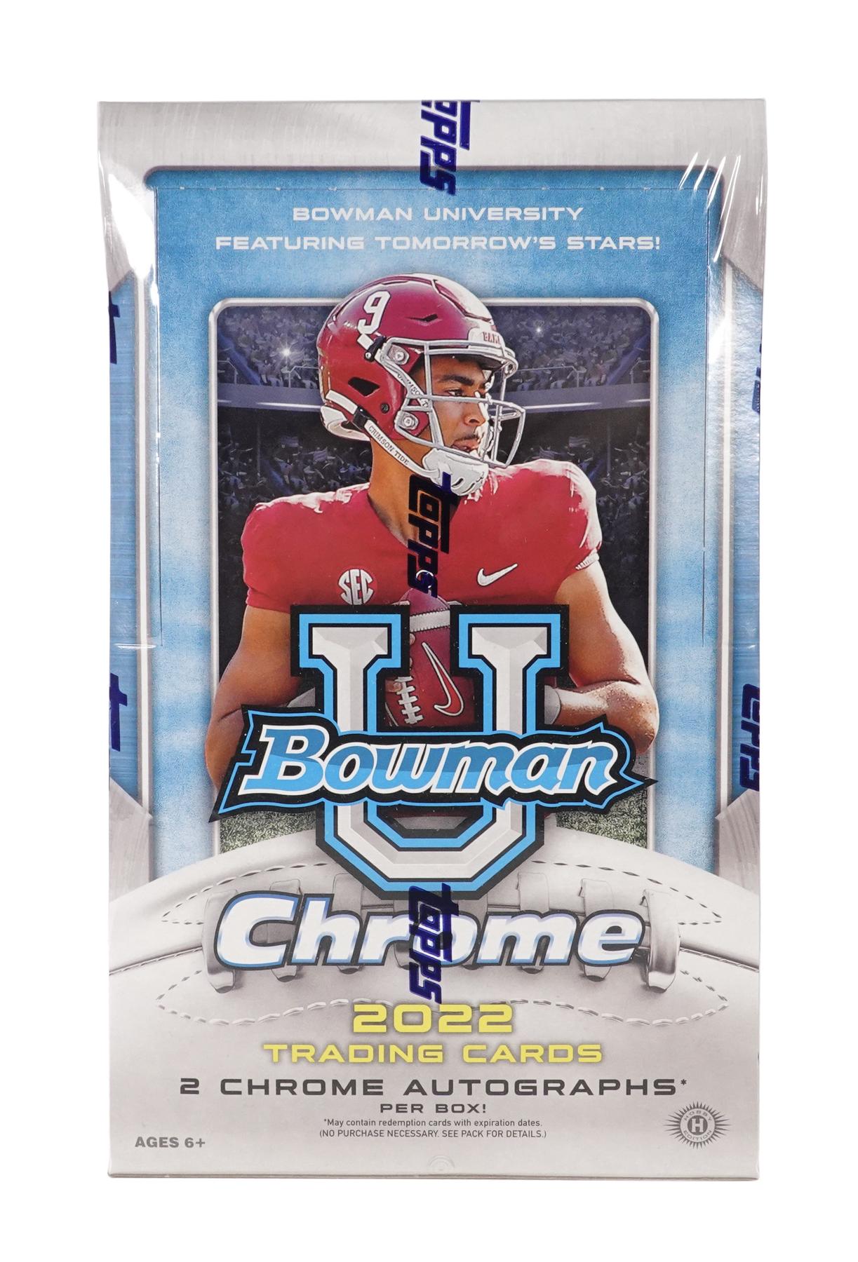 Topps - Bowman Chrome - Football Hobby Box - University 2022