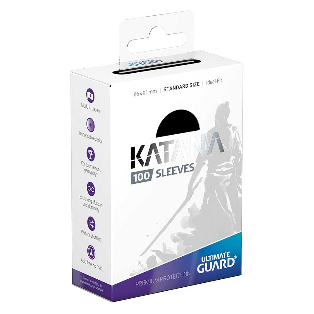 Picture of Ultimate Guard - Katana - 60 Sleeves - Japanese Size - Black