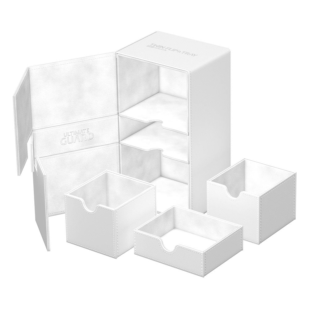 Ultra Guard - Deck Case - Twin Flip N Tray - XENOSKIN White