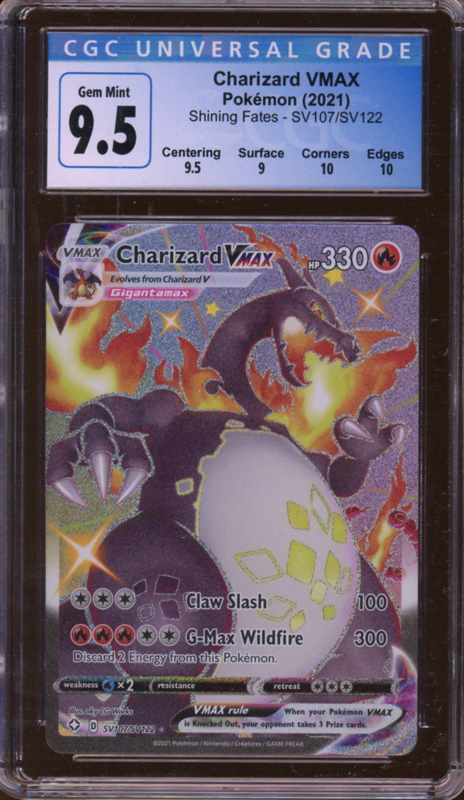 Pokemon Cards Shiny Charizard Vmax