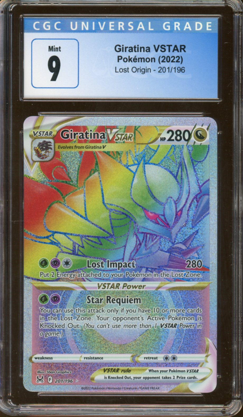 Giratina VSTAR Lost Origin Pokemon Card