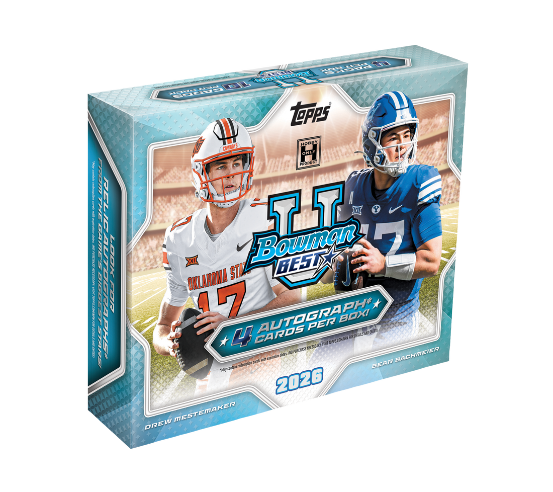 2026 Bowman U Best Football hobby box at Card Pop Joliet IL