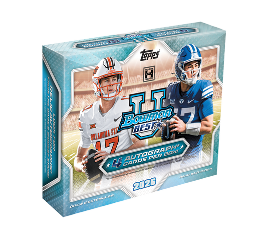2026 Bowman U Best Football hobby box at Card Pop Joliet IL
