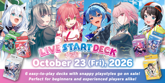 hololive OFFICIAL CARD GAME Live Start Decks Launch October 23rd