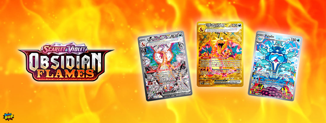 pokemon cards obsidian flames set Scarlet & Violet: Complete 2023 black night and sparks flare into an inferno as Charizard ex surges forth with newfound powers of darkness Pokemon Obsidian Flames Complete Master