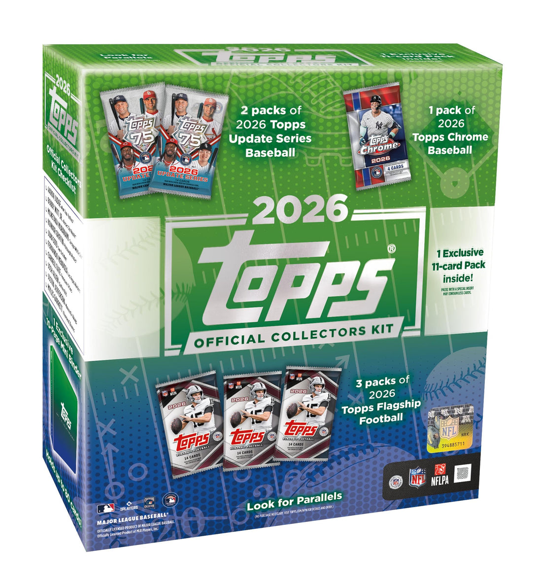 2026 Topps MLB x NFL Collectors Kit at Card Pop Joliet
