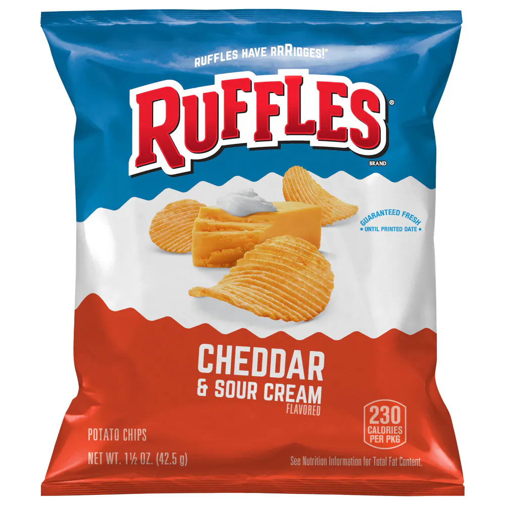 Ruffles - Cheddar & Sour Cream Chips (1.5oz)