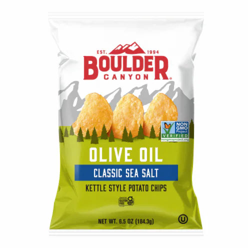 Boulder Canyon - Classic Sea Salt Olive Oil Chips (1oz)