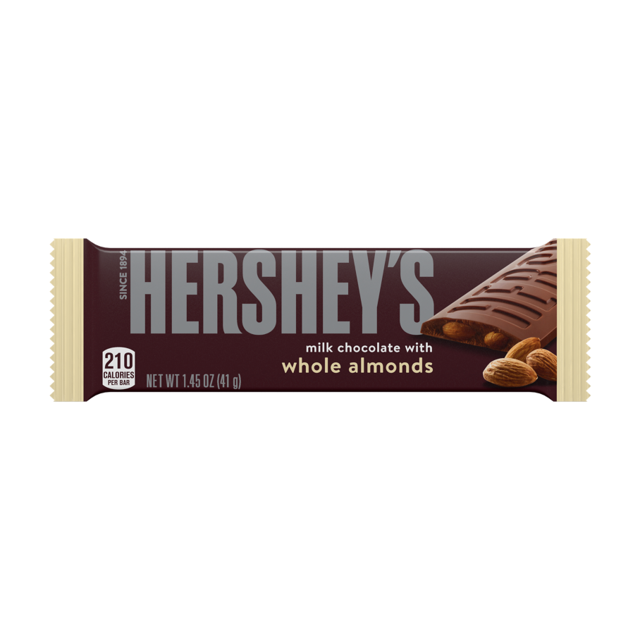 Hershey's - Whole Almond Milk Chocolate Bar (1.45oz)
