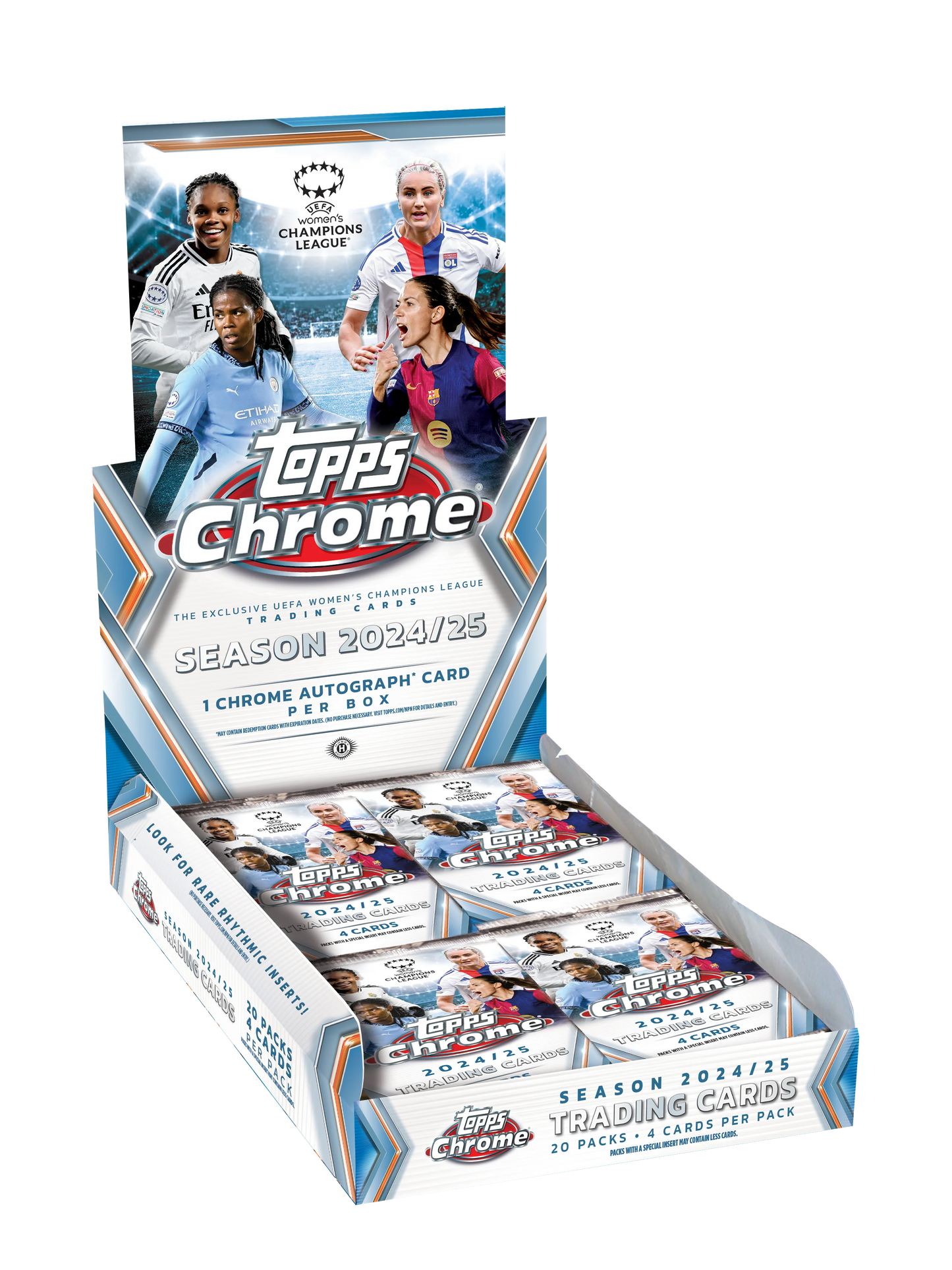 Topps - Chrome - UEFA Women's Champions League - Soccer - 2024-25 - Breaker Hobby Box