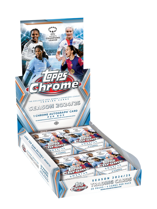 Topps - Chrome - UEFA Women's Champions League - Soccer - 2024-25 - Breaker Hobby Box