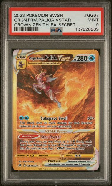 Pokemon - Crown Zenith - Galarian Gallery - PSA Mint 9 - 2023