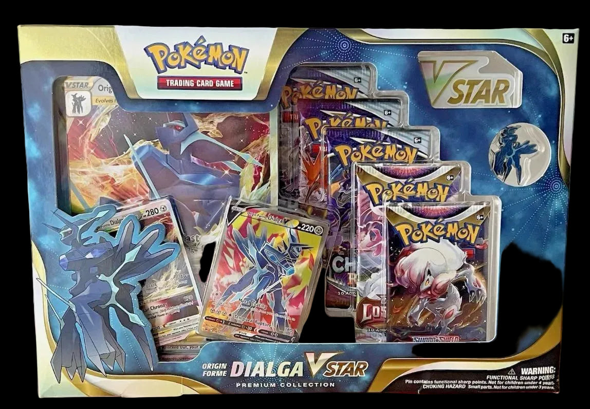 Pokemon - Sword and Shield - Origin Forme Dialga VSTAR - Premium Collection (5 Packs)