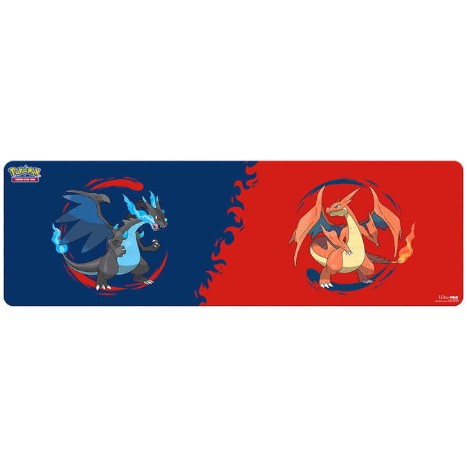 Ultra Pro - Pokemon - Mega Charizard X and Mega Charizard Y - 8ft - Playmat