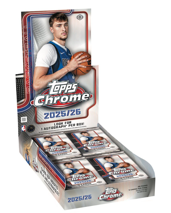 Topps - Chrome NBA - NBA Basketball - 2025-26 - Hobby Box