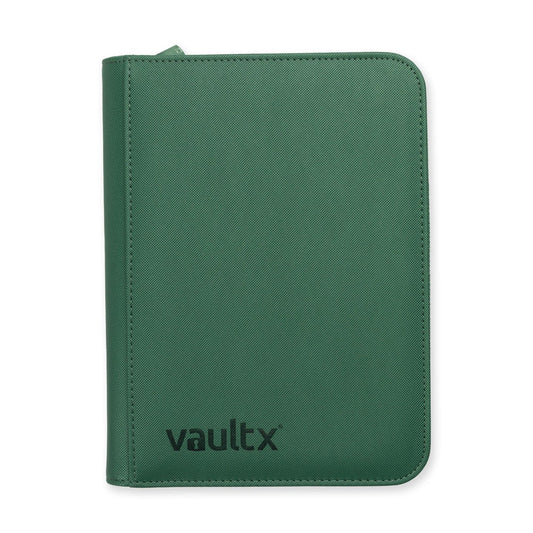 Vault X - 4 Pocket - Exo Tec Zip Binder - Forest Green