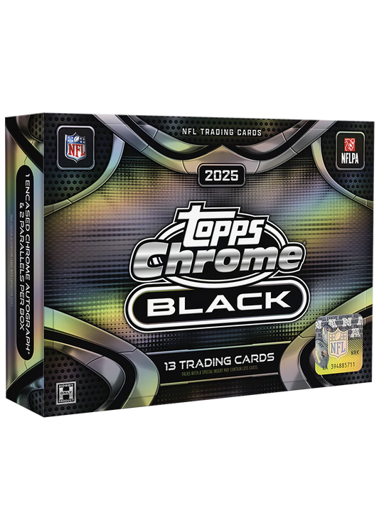 Topps - Chrome Black - Football NFL - 2025 - Hobby Box