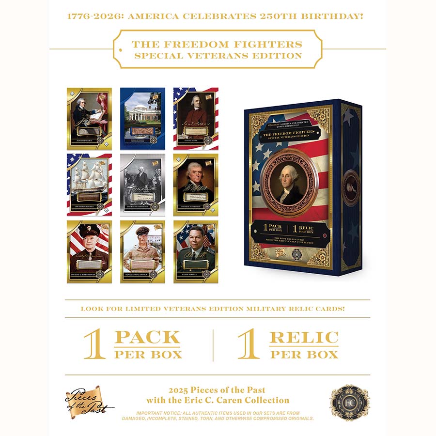 Pieces of the Past 1776  - The Freedom Fighters 2025 - Veterans Edition