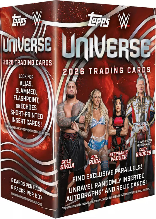 Topps - Universe - WWE Wrestling - 2026 - Blaster Box