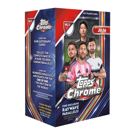 Topps - Chrome - MLS Soccer - 2026 - Blaster Box
