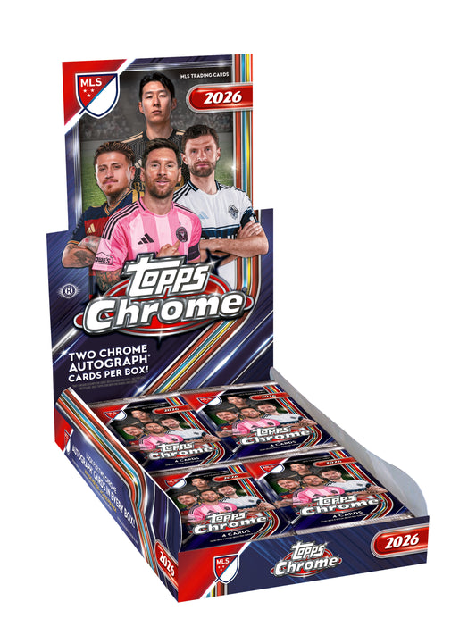 Topps - Chrome - MLS Soccer - 2026 - Hobby Box