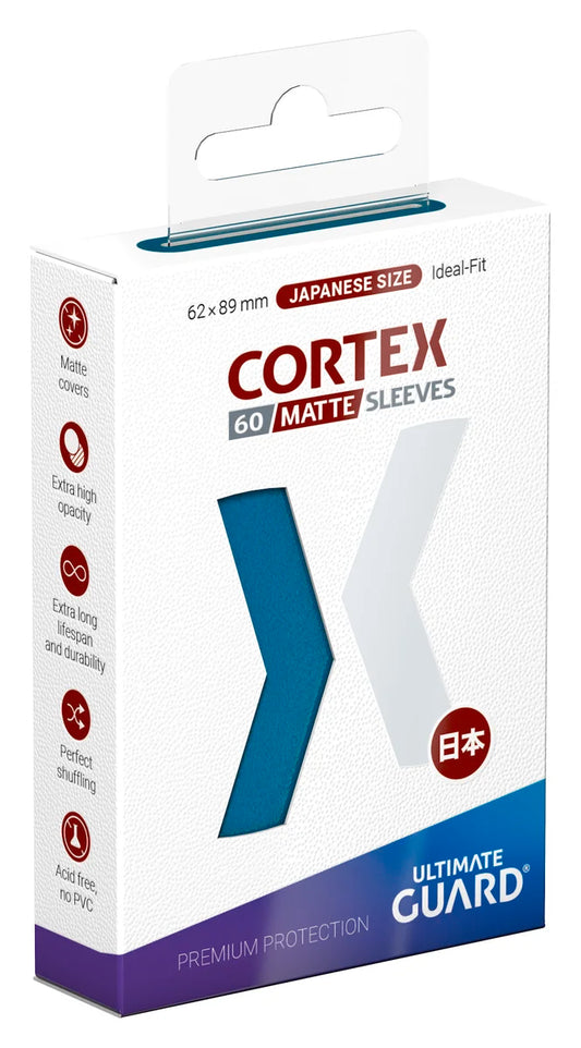 Ultimate Guard - Cortex - 60 Sleeves - Japanese Size - Matte Petrol