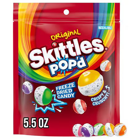 Skittles - Original POP'D Freeze Dried Candy (5.5oz)