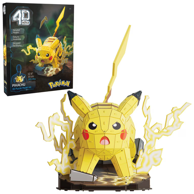 Pokemon - 4D Build - 3D Puzzle - Pikachu
